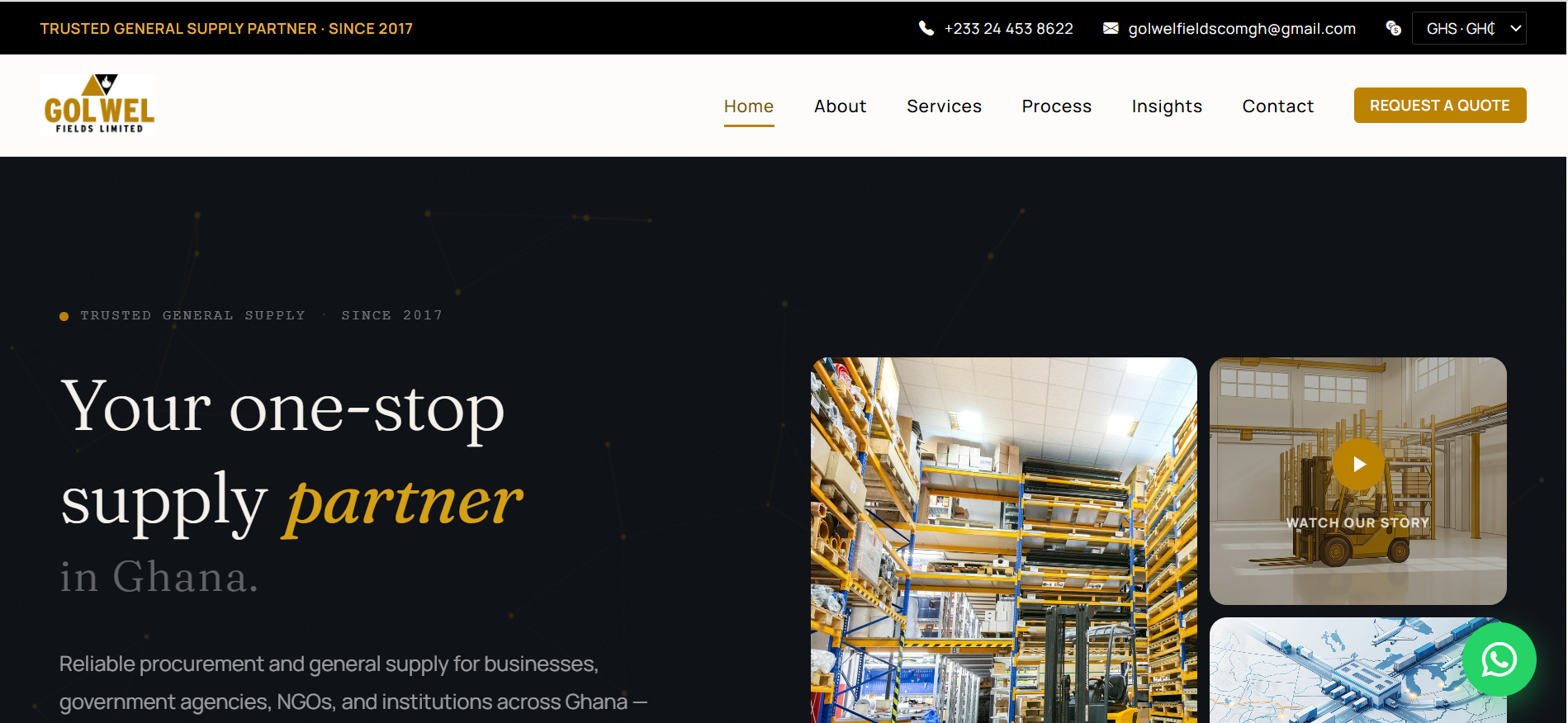 Golwel Fields Limited — Complete Supply Chain & Procurement Platform