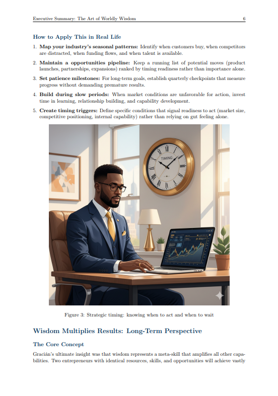 The Art of Worldly Wisdom: Executive Summary - Strategic Thinking and Timeless Leadership for Modern Entrepreneurs (African Edition) · Screenshot 2