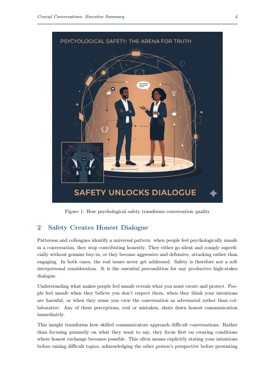 Crucial Conversations: Executive Summary - Tools for Talking When Stakes Are High (African Edition) · Screenshot 2