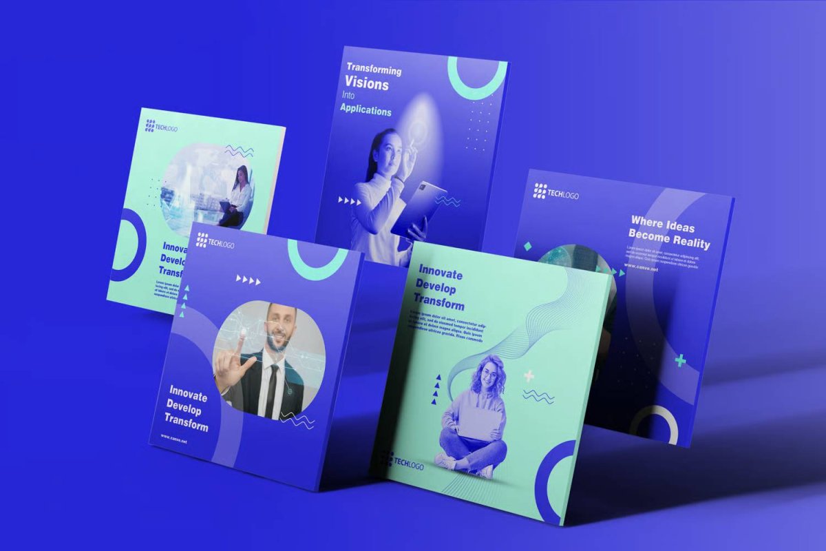 Social Media Post Tech 03-24 (Banner Template Kit) · Screenshot 1